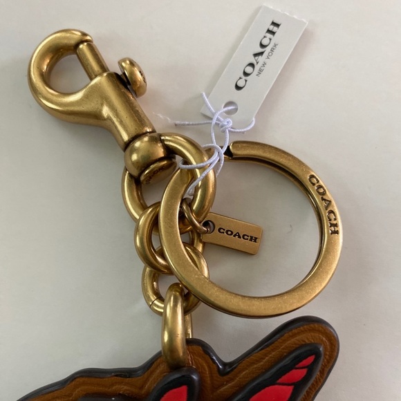 Coach Unicorn Pride Rainbow Keychain NWT🦄 - Picture 3 of 5